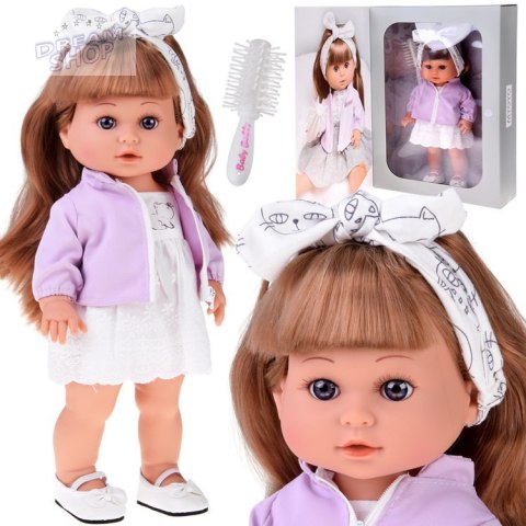 Urocza Lalka Jaśminka z długimi włosami 38cm w eleganckim ubranku ZA5876