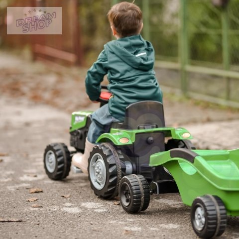 WOOPIE Traktor na Pedały Big PowerTrac z Przyczepą XXL