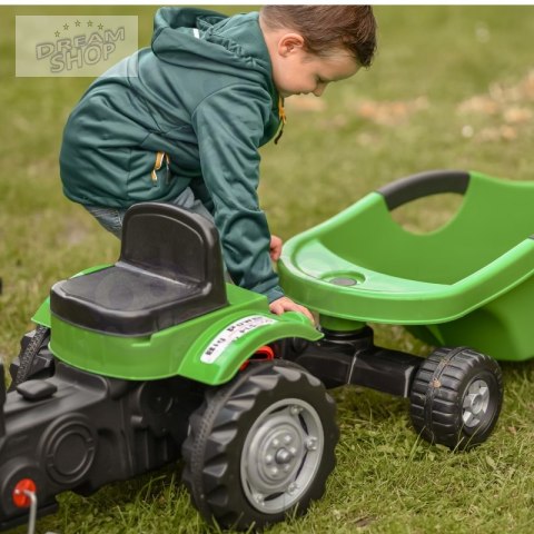 WOOPIE Traktor na Pedały Big PowerTrac z Przyczepą XXL