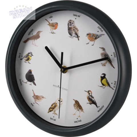 ZEGAR ŚCIENNY ORNITOLOGA 25CM