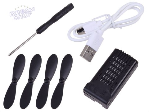 Zdalnie sterowany Dron myśliwiec Raptor świecący quadcopter RC0726 SR