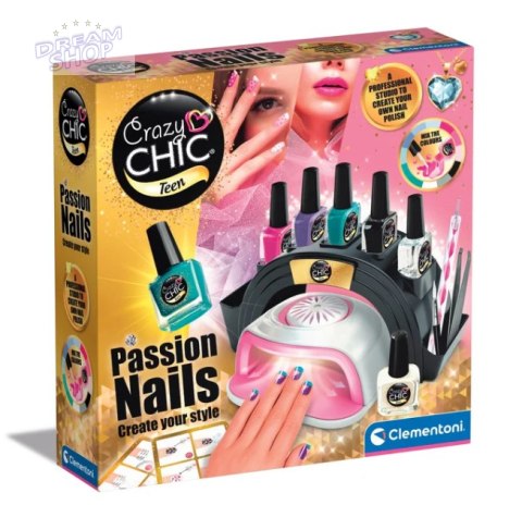 Crazy Chic Salon Stylizacji Paznokci Salon Manicure Clementoni 50852 Crazy Chic Salon Stylizacji Paznokci Salon Manicure Clementoni 50852