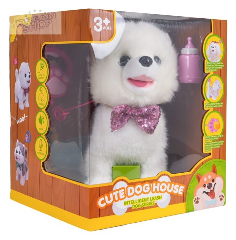 Interaktywny Pies Biały