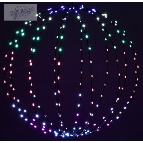 KULA DEKORACYJNA WISZĄCA 224LED RGB 50CM