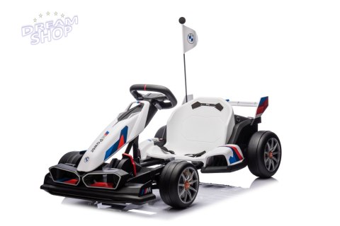 Pojazd Gokart BMW z Funkcją Driftu Biały Pojazd Gokart BMW z Funkcją Driftu Biały