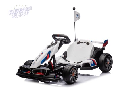 Pojazd Gokart BMW z Funkcją Driftu Biały Pojazd Gokart BMW z Funkcją Driftu Biały