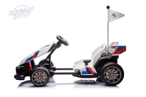 Pojazd Gokart BMW z Funkcją Driftu Biały Pojazd Gokart BMW z Funkcją Driftu Biały