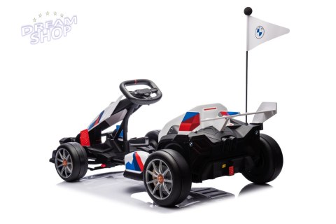 Pojazd Gokart BMW z Funkcją Driftu Biały Pojazd Gokart BMW z Funkcją Driftu Biały