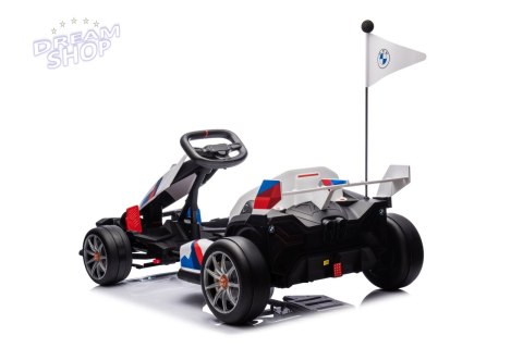 Pojazd Gokart BMW z Funkcją Driftu Biały Pojazd Gokart BMW z Funkcją Driftu Biały