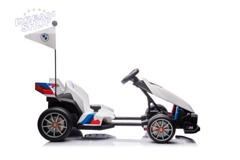 Pojazd Gokart BMW z Funkcją Driftu Biały Pojazd Gokart BMW z Funkcją Driftu Biały
