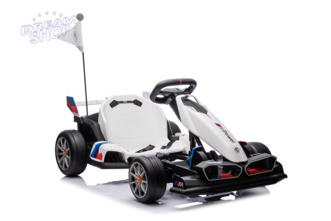 Pojazd Gokart BMW z Funkcją Driftu Biały Pojazd Gokart BMW z Funkcją Driftu Biały
