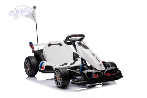 Pojazd Gokart BMW z Funkcją Driftu Biały Pojazd Gokart BMW z Funkcją Driftu Biały