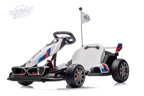 Pojazd Gokart BMW z Funkcją Driftu Biały Pojazd Gokart BMW z Funkcją Driftu Biały