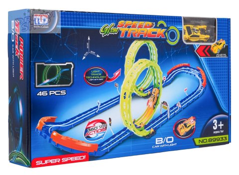 Tor Wyścigowy Świecący w Ciemności 46el.