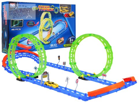 Tor Wyścigowy Świecący w Ciemności 46el.