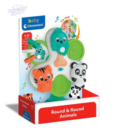 Wesoła Karuzela ze Zwierzątkami Język Polski Clementoni 17952 Wesoła Karuzela ze Zwierzątkami Język Polski Clementoni 17952