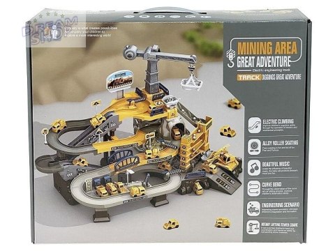 Baza załadunkowa węgla dźwig, tor, pojazdy Baza załadunkowa węgla dźwig, tor, pojazdy