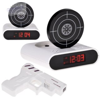 Budzik z pistoletem zegar z tarczą gra ZA2486 BI