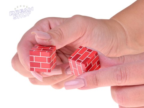 Klocki magnetyczne konstrukcyjne 144 ele kostki sześciany piksele ZA6005