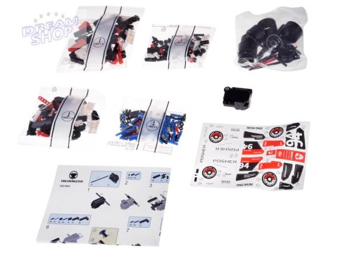 Klocki techniczne BOLID Formuła 1 276ele napęd pull-back naklejki ZA5729