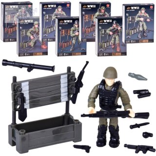 Klocki żołnierz WWII figurka żołnierzyk model do złożenia 28 ele ZA5723