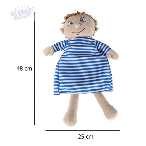 Lalka maskotka nauka anatomii chłopiec