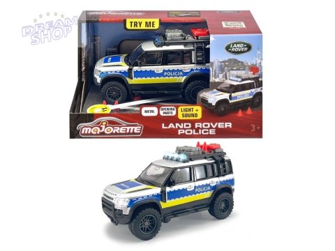 Majorette policyjny Land Rover 12,5cm