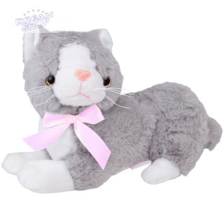 Maskotka pluszowy szary kot leżący Flico kotek 34cm 12832