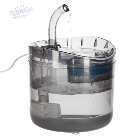 Poidełko fontanna dla psa kota zwierząt automatyczne poidło USB 1,8l filtr czyszczący