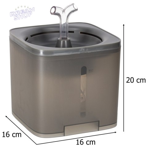 Poidełko fontanna dla psa kota zwierząt automatyczne poidło USB 2l filtr czyszczący