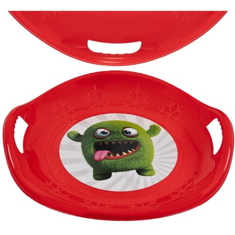 ŚLIZG TALERZ ZJAZDOWY UFO CZERWONY PROFILOWANY R.M