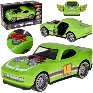 Sportowe autko rajdowe wyścigówka efekty świetlne dźwiękowe napęd ZA5846