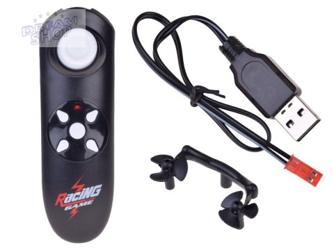 Zdalnie sterowany świecący WINDSURFER pływający na pilota RC0740