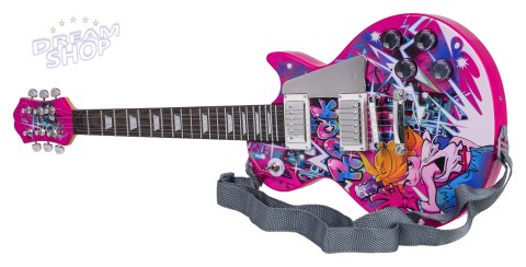 Zestaw Gitara + Mikrofon Różowy Zestaw Gitara + Mikrofon Różowy