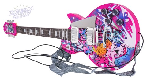 Zestaw Gitara + Wzmacniacz Różowy Zestaw Gitara + Wzmacniacz Różowy