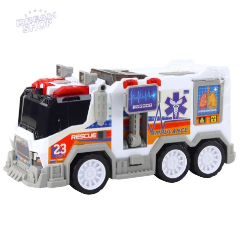 Ambulans Karetka Miejska Pojazd Medyczny Napęd Światła Dźwięki