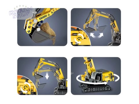 CaDA Klocki techniczne konstrukcyjne KOPARKA ruchome element 467el ZA4630