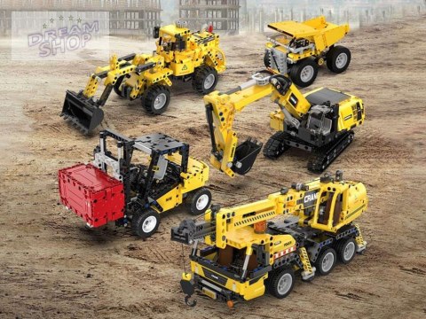 CaDA Klocki techniczne konstrukcyjne KOPARKA ruchome element 467el ZA4630