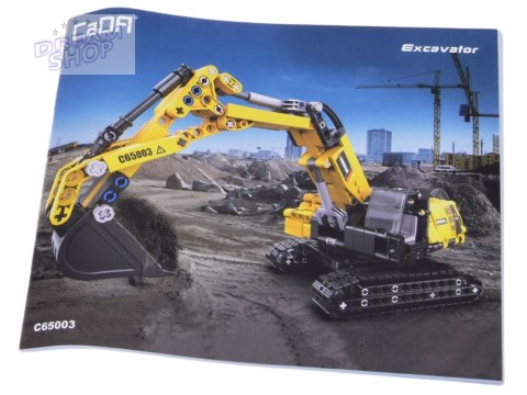 CaDA Klocki techniczne konstrukcyjne KOPARKA ruchome element 467el ZA4630