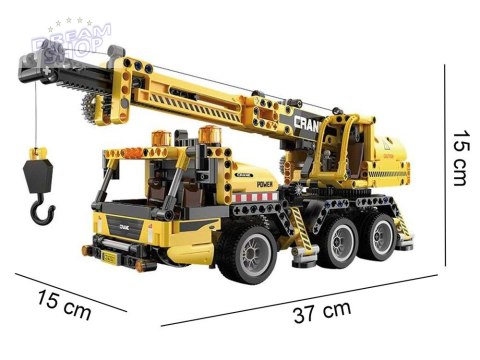 CaDA klocki techniczne konstrukcyjne 658ele DŻWIG ruchome elementy ZA5690