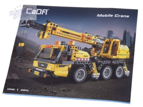 CaDA klocki techniczne konstrukcyjne 658ele DŻWIG ruchome elementy ZA5690