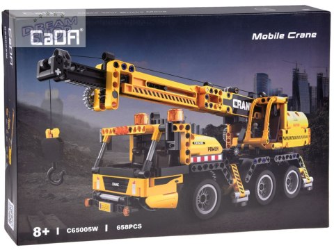 CaDA klocki techniczne konstrukcyjne 658ele DŻWIG ruchome elementy ZA5690