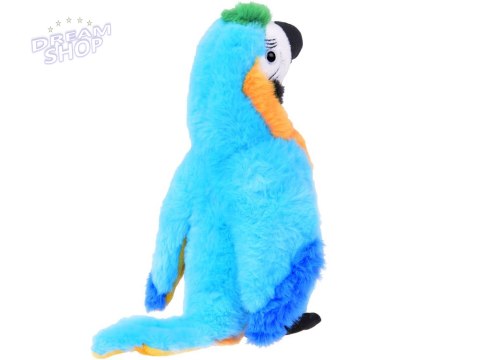 Duża maskotka pluszowa Papuga Ara niebieska 22cm 13747