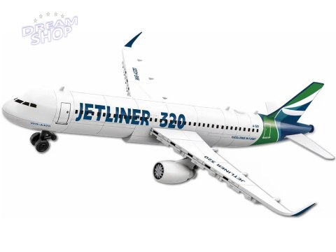 Klocki konstrukcyjne Samolot Jetliner 320 model pasażerski 133 ele ZA5678