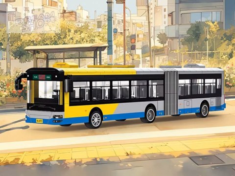 Klocki techniczne Autobus miejski przegubowy 415 elementów ZA5677