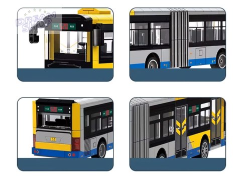 Klocki techniczne Autobus miejski przegubowy 415 elementów ZA5677