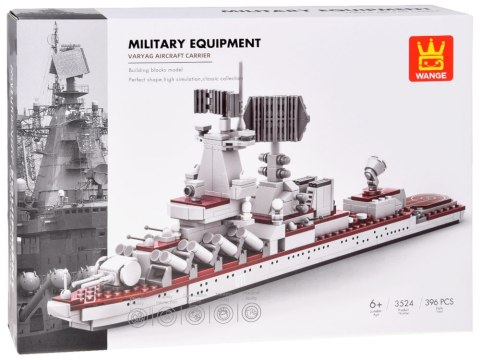 Klocki techniczne Statek Okręt Wojskowy krążownik Varyag 396 eleZA5674