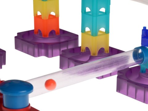 Kolorowy Tor kulkowy Marble Run DIY z wyrzutnią 58-ele ZA5979