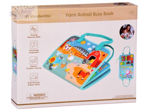 Książka manipulacyjna Montessori - 28 sensorycznych aktywności ZA5943