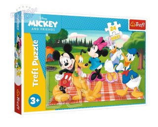 Puzzle - 24 Maxi - Ulubiona Myszka Miki / Disney Mickey Mouse and FriendsFSC Mix 70% 14380